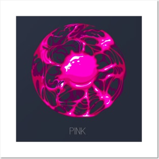 Pink Planet Posters and Art